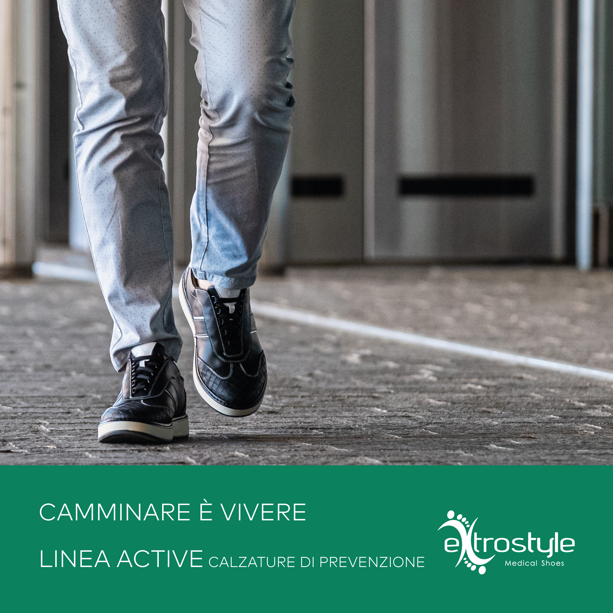 active eliano uomo camminare è vivere