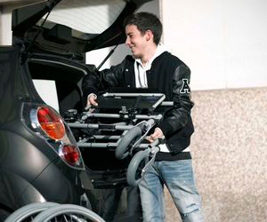 carrozzina leggera trasporto auto